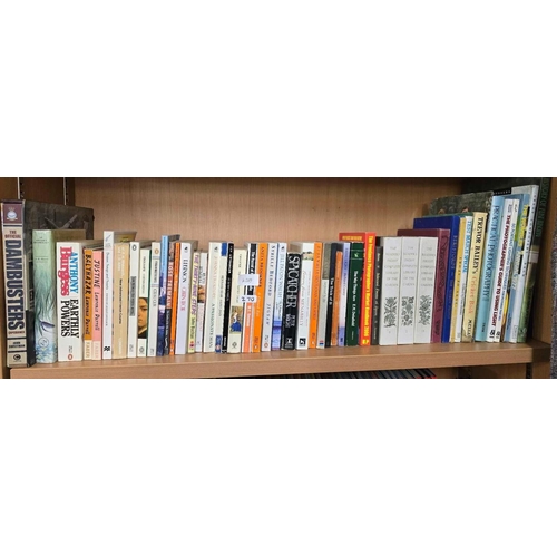 270 - 3 SHELVES OF HARDBACK & PAPER BACK BOOKS