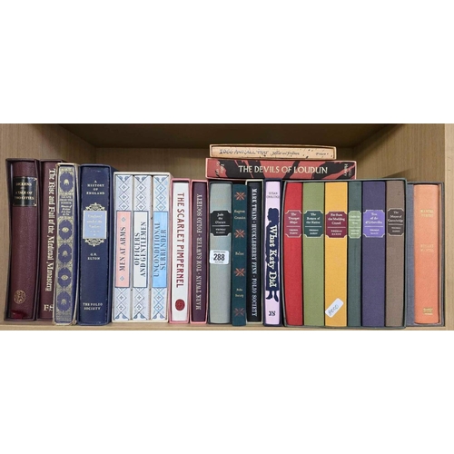 288 - 2 SHELVES OF HARDBACK BOOKS