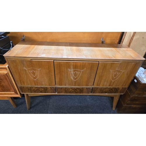 310 - VINTAGE NATHAN SIDEBOARD, 54.5'' LONG 70.5'' WIDE X 35'' HIGH