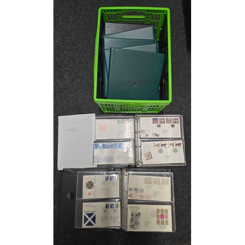 1011 - 7 FDC ALBUMS, 2 WITH CONTENTS