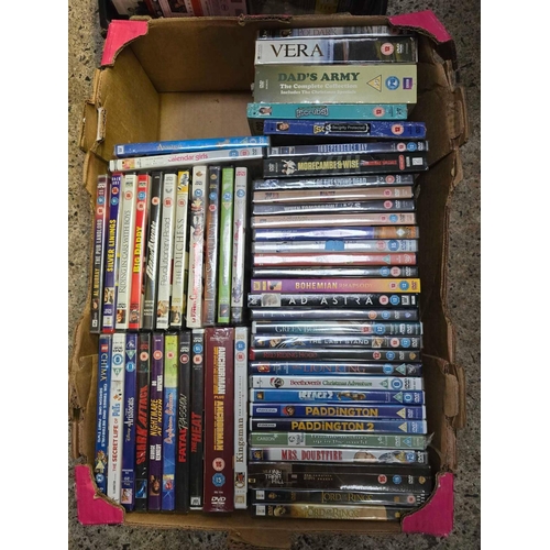 120 - 2 CARTONS OF NEW / SEALED DVD'S