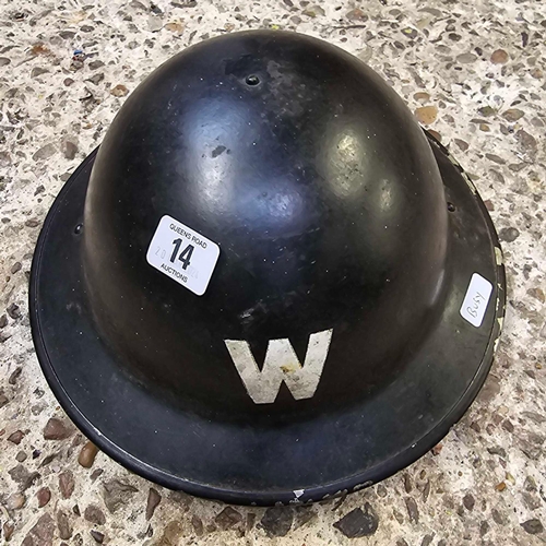 14 - WWII WARDENS HELMET