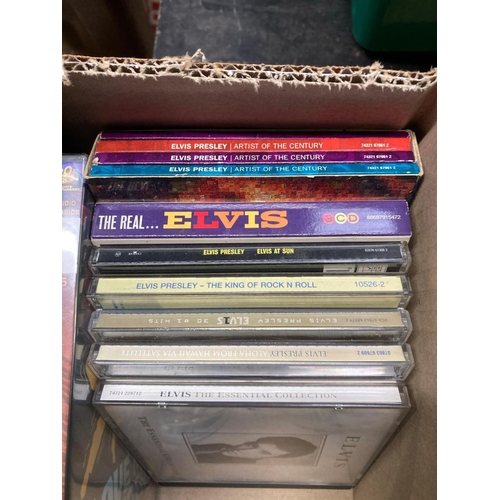 141 - CARTON OF ELVIS MEMORABILIA