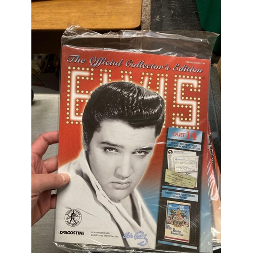 143 - CARTON OF ELVIS MEMORABILIA INCL; MAGAZINES, BOOKS, COPIES OF ELVIS MONTHLY ETC