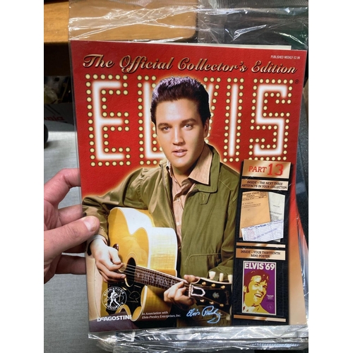 143 - CARTON OF ELVIS MEMORABILIA INCL; MAGAZINES, BOOKS, COPIES OF ELVIS MONTHLY ETC