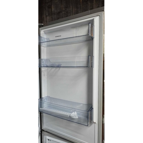 242 - KENWOOD SILVER FRIDGE FREEZER 23.5'' WIDE