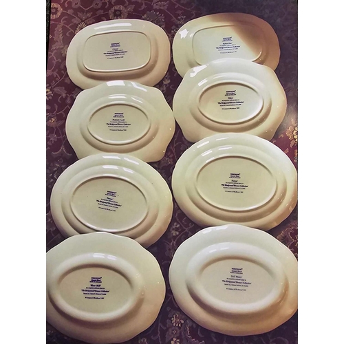 424 - THE WEDGWOOD DRESSER COLLECTION WALL PLATES WITH C.O.A (8)