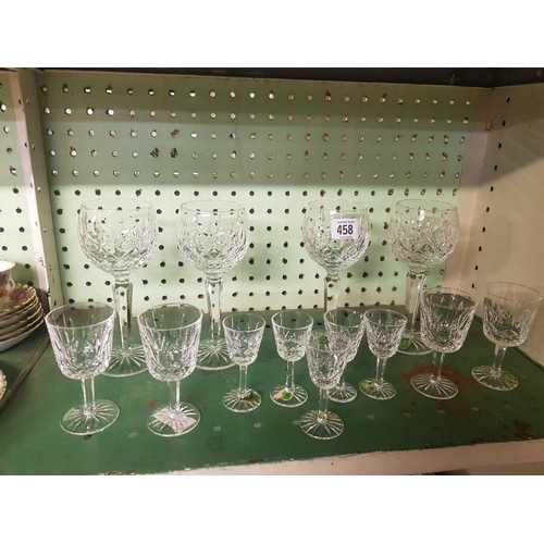 458 - WATERFORD CRYSTAL GLASSES