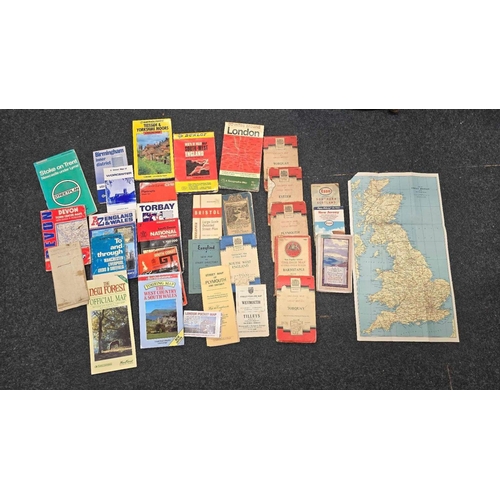 841 - SMALL CARTON OF MISC ORDNANCE & OTHER SURVEY MAPS