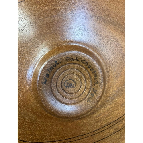 106 - CARTON OF HAND CRAFT TREEN ITEMS, BOWLS, MASK, BOOMERANGS ETC