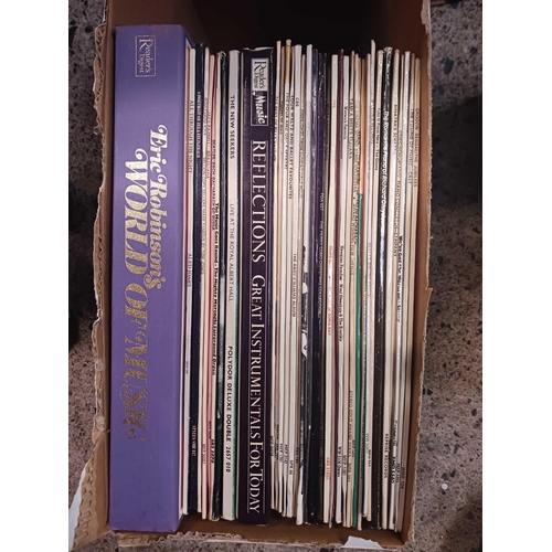 121 - 2 CARTONS OF MISC LP'S INCL; RAY CONNIFF, THE SEEKERS, FRANK SINATRA