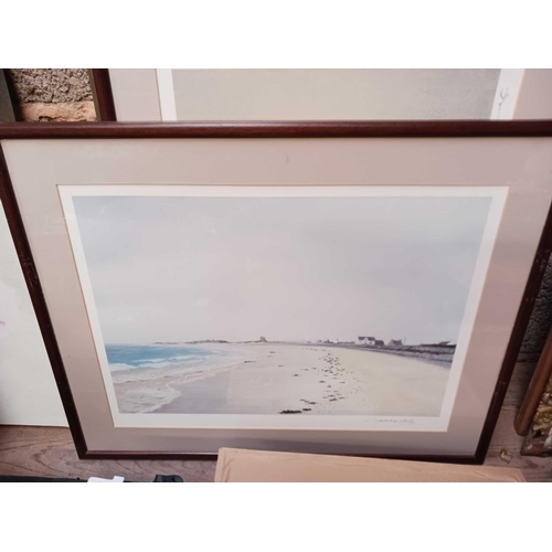 80 - QTY OF F/G PRINTS INCL; COLOURED ENGRAVING OF VIEWS IN & AROUND READING