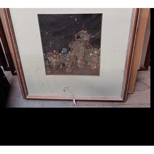 80 - QTY OF F/G PRINTS INCL; COLOURED ENGRAVING OF VIEWS IN & AROUND READING