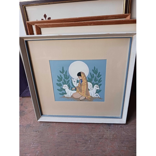 86 - QTY OF F/G PICTURES & 2 BY PRINT MAKER SONIA ROLLO OF A DODO, 65/100 & PELICAN 1 94/50