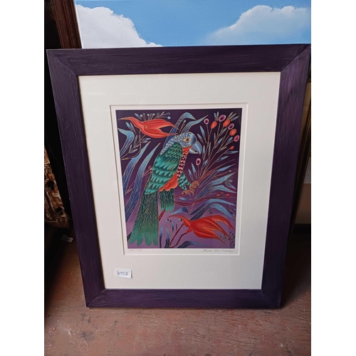 86 - QTY OF F/G PICTURES & 2 BY PRINT MAKER SONIA ROLLO OF A DODO, 65/100 & PELICAN 1 94/50