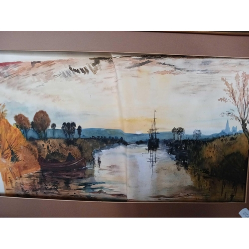 93 - VARIOUS PICTURES ON CANVAS BY LAURA ASHLEY & OTHERS