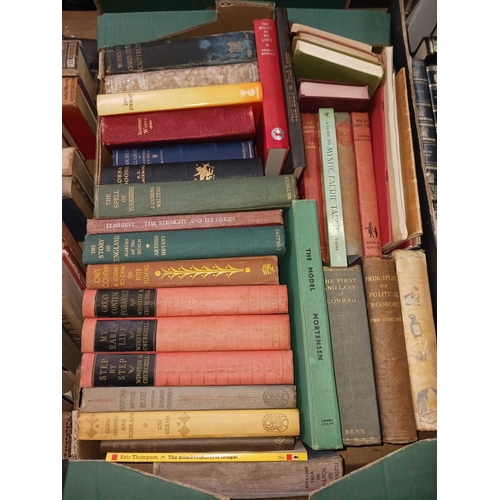 131 - 3 CARTONS OF VINTAGE MIXED THEMED BOOKS