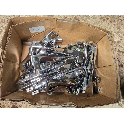 17 - QTY OF CHROME PLATED DRAWER PULLS