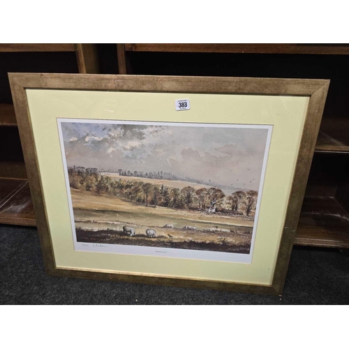 383 - LIMITED EDITION PRINT 61/250 SIGNED BY PAUL REDSELL OF POLSDEN LACEY