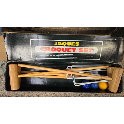 69 - JAQUES CROQUET SET IN BOX