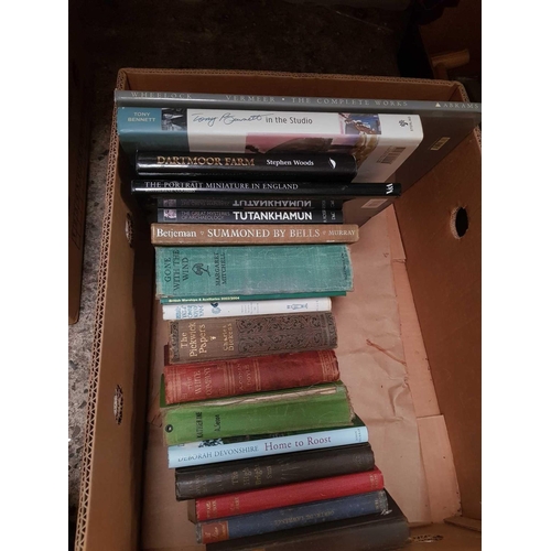 98 - CARTON WITH SMALL QTY OF BOOKS