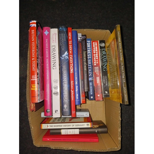 257 - CARTON OF MISC BOOKS ON 'HOW TO DRAW' & OTHERS