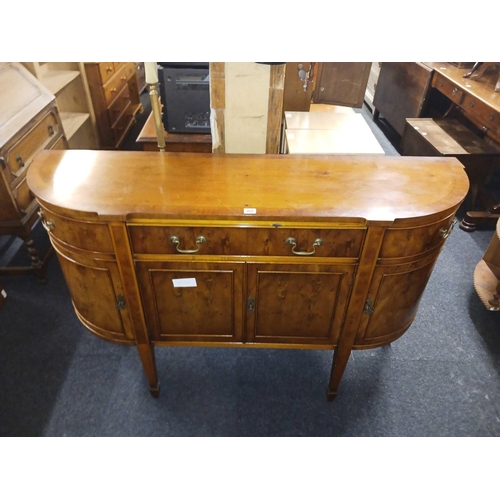 304 - YEW WOOD SIDEBOARD