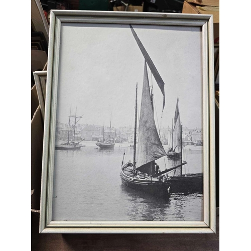 113 - CARTON OF MISC F/G PHOTOGRAPHIC PRINTS OF MARITIME SCENES