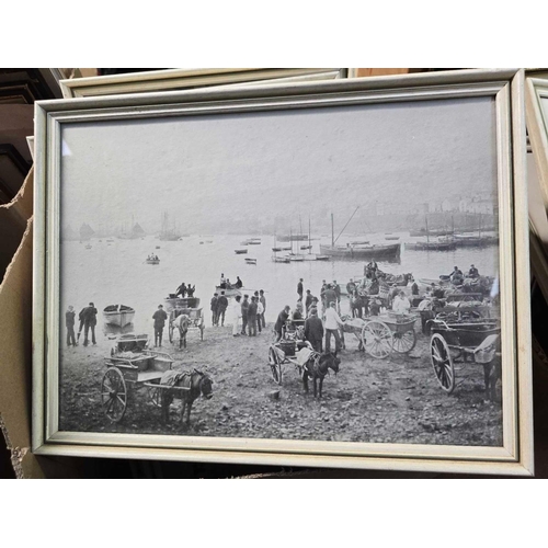 113 - CARTON OF MISC F/G PHOTOGRAPHIC PRINTS OF MARITIME SCENES