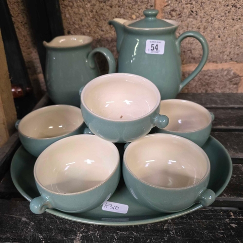 54 - SMALL QTY OF GREEN DENBY