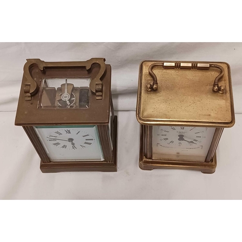 672 - PR OF CARRIAGE CLOCKS