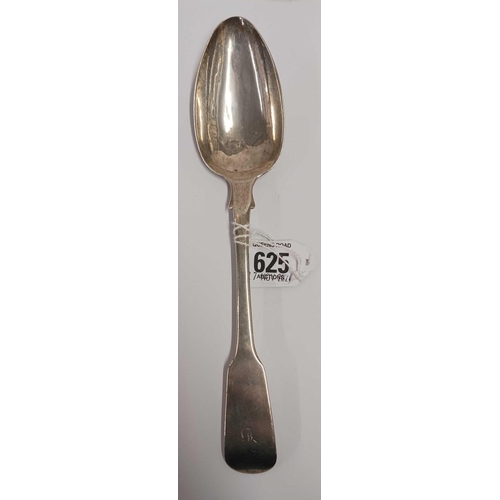 625 - EXETER SILVER TABLE SPOON 1817 BY GEORGE FERRIS, 57g