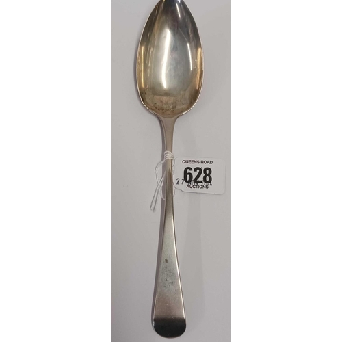 628 - EXETER SILVER TABLE SPOON 1806 BY JOSEPH HICKS, 49g