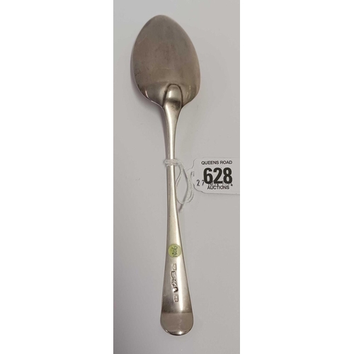 628 - EXETER SILVER TABLE SPOON 1806 BY JOSEPH HICKS, 49g