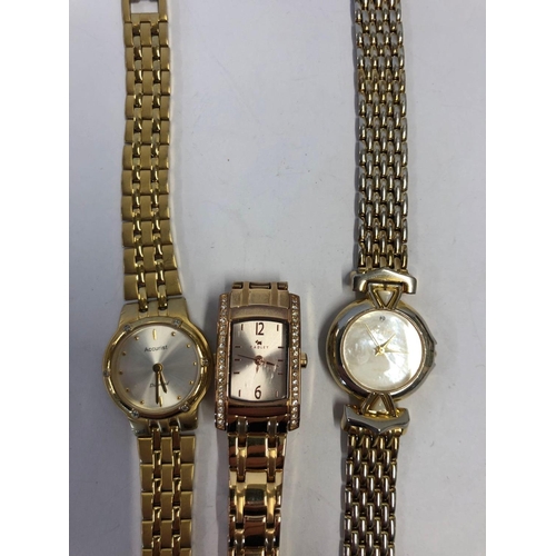 711 - 3 LADIES WRIST WATCHES