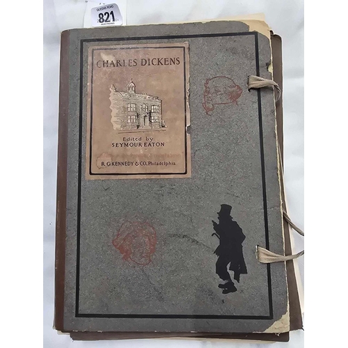 821 - CONNOISSEUR EDITION NO.428 OF THE CHARLES DICKENS RARE PRINT COLLECTION CIRCA 1900