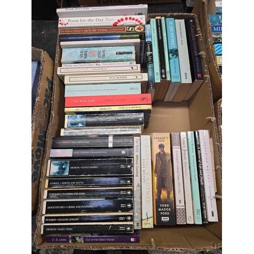 92 - 5 CARTONS OF MISC SOFT BACK BOOKS