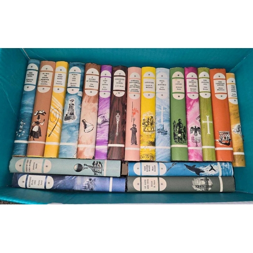 99 - CARTON OF COMPANION BOOK CLUB BOOKS & A QTY OF AMERICAN GEOGRAPHICAL SOCIETY TRAVEL BOOKLETS