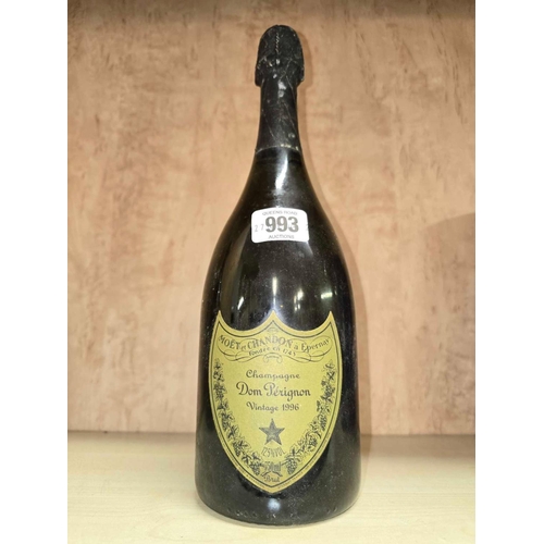 993 - ONE BOTTLE OF  DOM PERIGNON VINTAGE 1996 CHAMPAGNE