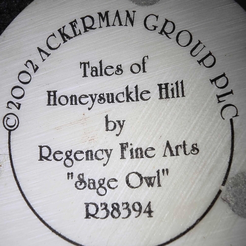 142 - CARTON WITH 12 TINS, WITH FIGURES FROM THE TALES OF HONEYSUCKLE HILL BY REGENCY FINE ARTS