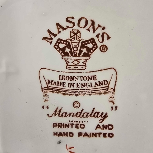 472 - SHELF OF MASON CHINAWARE