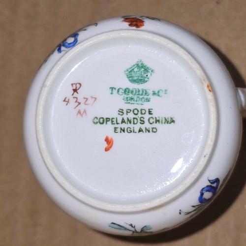 112 - CARTON WITH QTY OF SPODE CHINA, COFFEE CUPS & SAUCERS