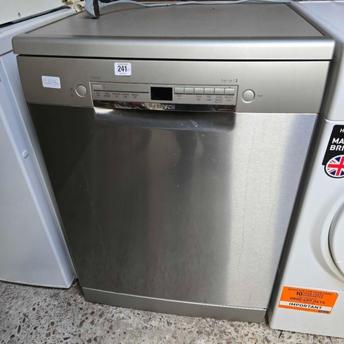 241 - BOSCH STAINLESS STEEL DISH WASHER