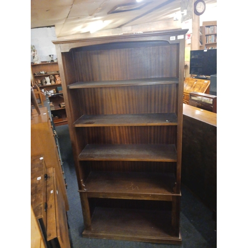 373 - LARGE BOOKCASE 6ft HIGH