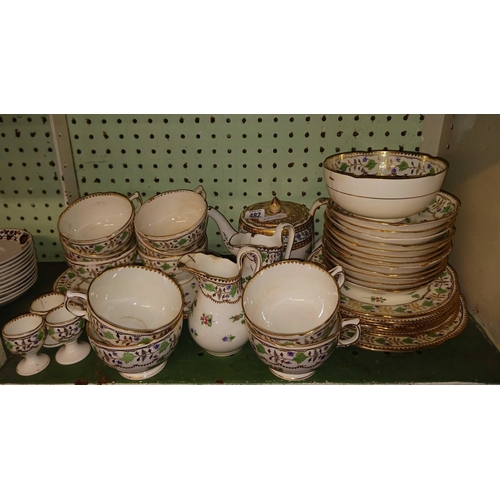 482 - SHELF OF CHINAWARE, SOME A/F