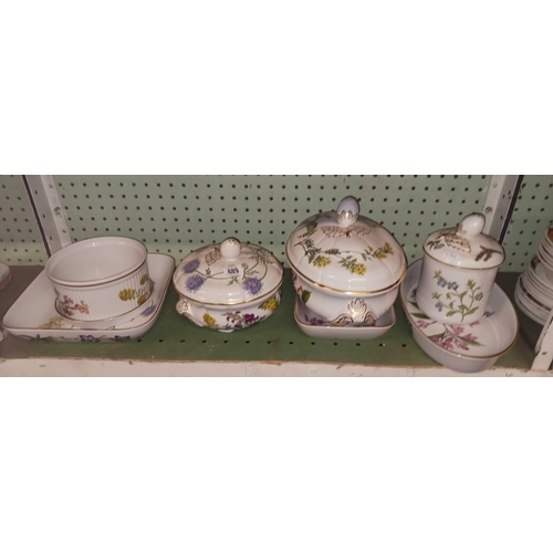 489 - SHELF OF SPODE CHINAWARE