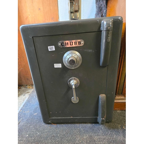 627 - CHUB FLOOR SAFE WITH KEYS (SOLD AS SEEN)