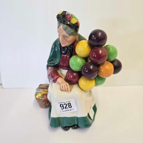 928 - ROYAL DOULTON FIGURE THE OLD BALLOON SELLER HN1315