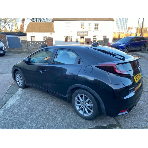 1 - HONDA CIVIC I-VTEC S, 1.8, PETROL, MILEAGE :18,287,  REG: WF15 HBH, 5 DOOR, BLACK, MOT 16.01.2026, N... 