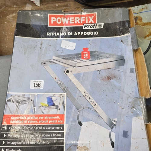 156 - POWER FIX ADJUSTABLE STEP LADDER SELF